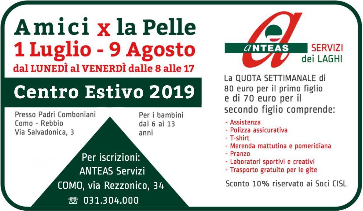 Centro estivo 2019