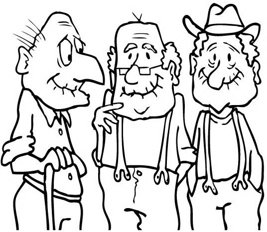 Disegno anziani