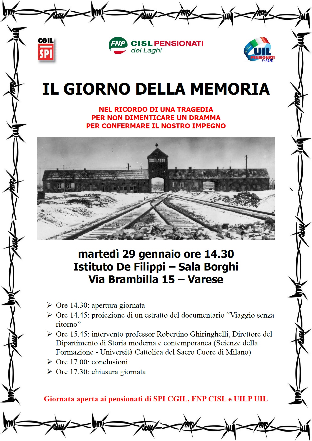 Giornata memoria 2019
