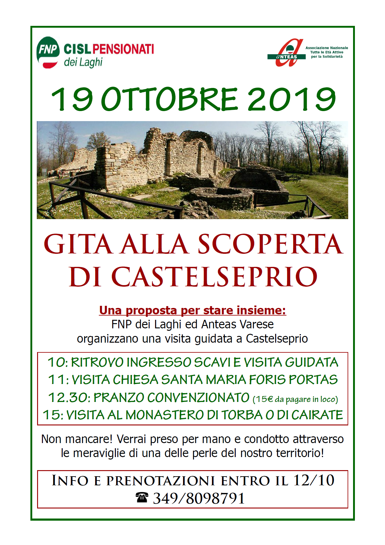 Gita Castelseprio 191019