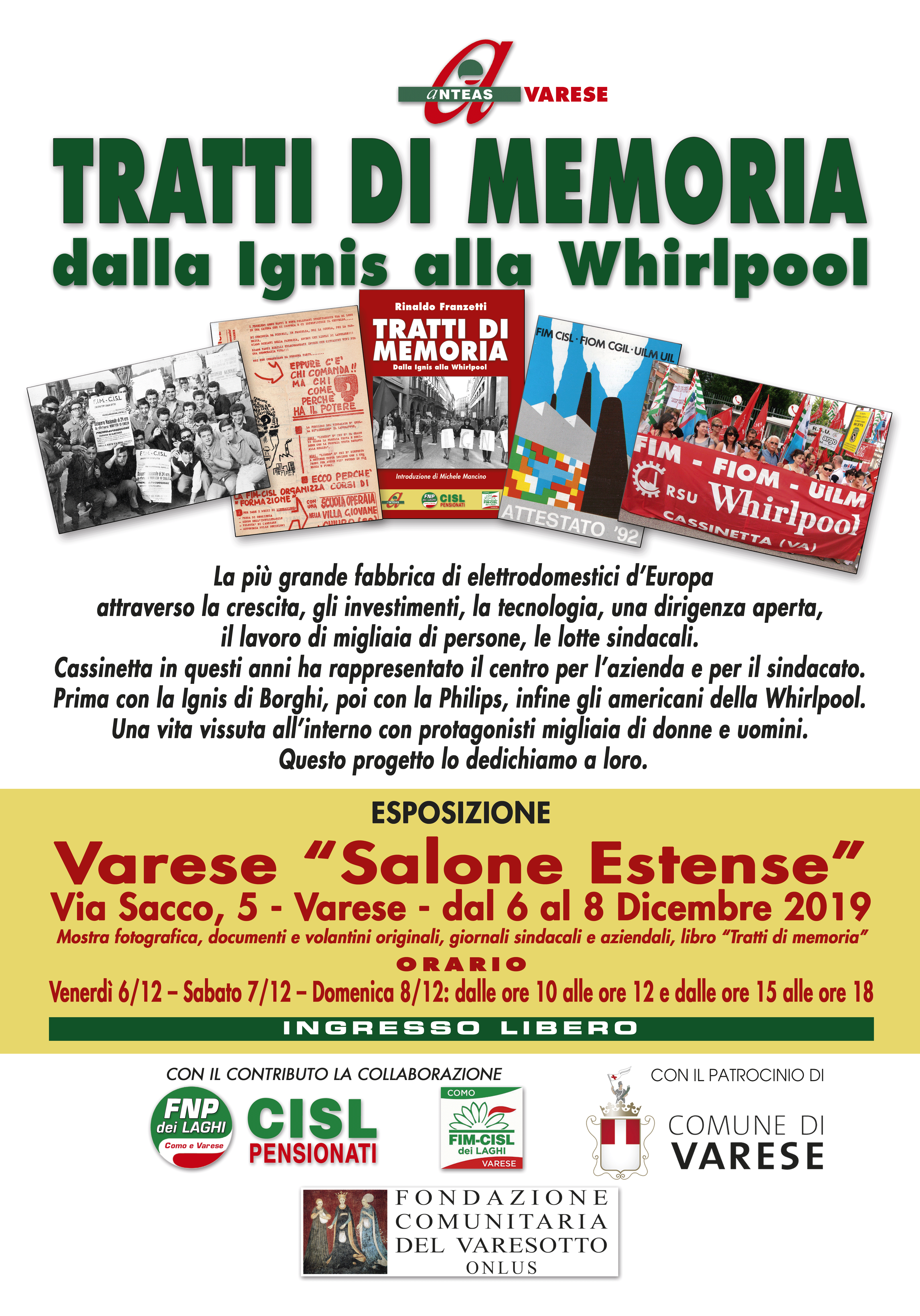 Tratti di Memoria a Varese
