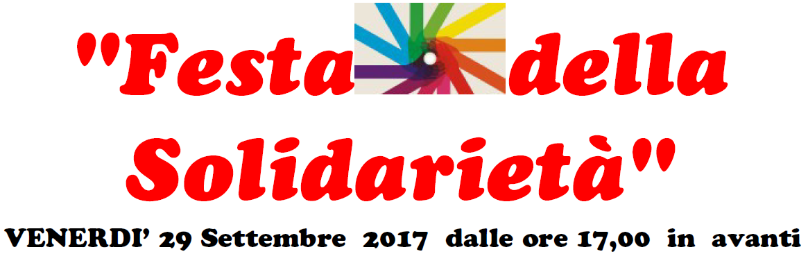 festa solidarietà settembre 2017