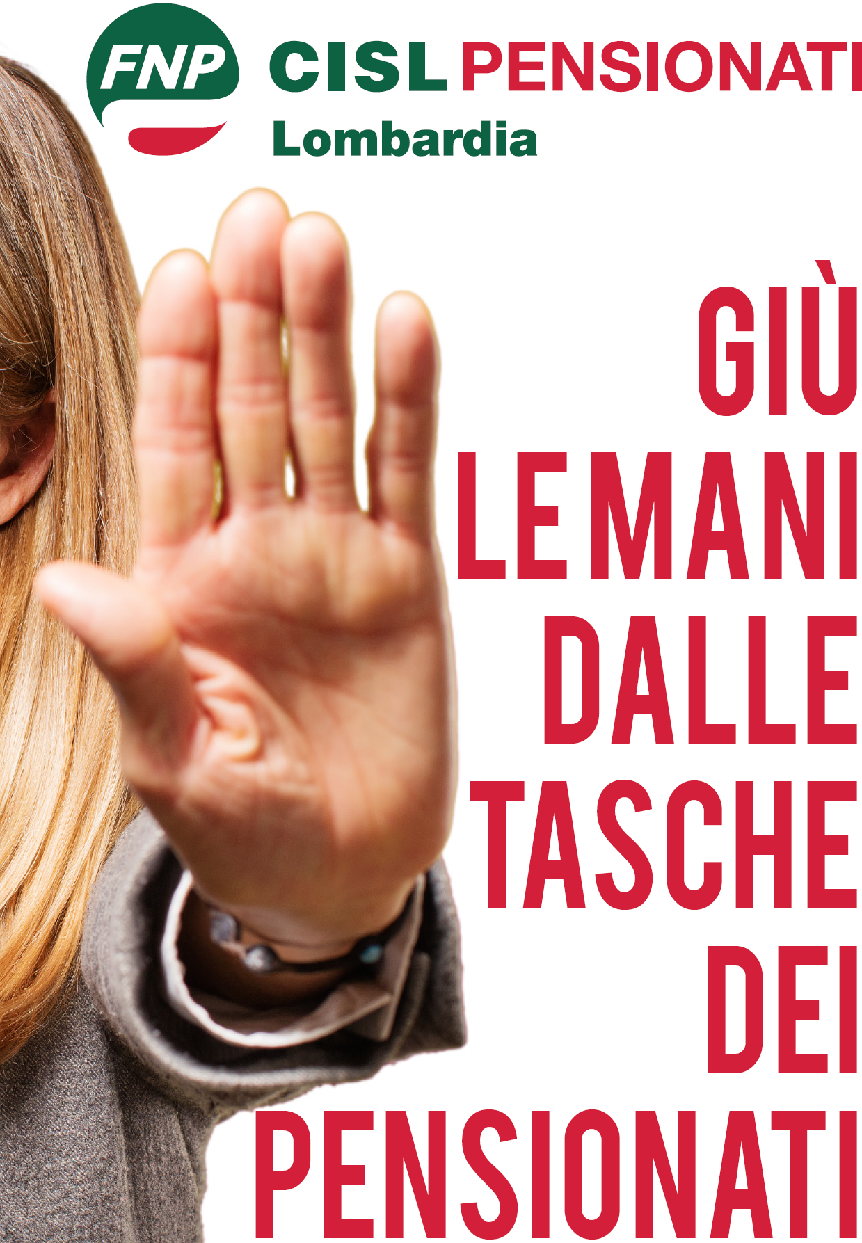 giù le mani dalle tasche dei pensionati