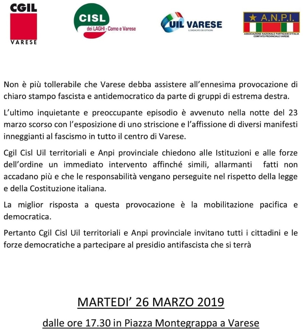 presidio antifascista 260319