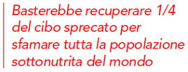 Non Sprecare e Sfamare il Mondo