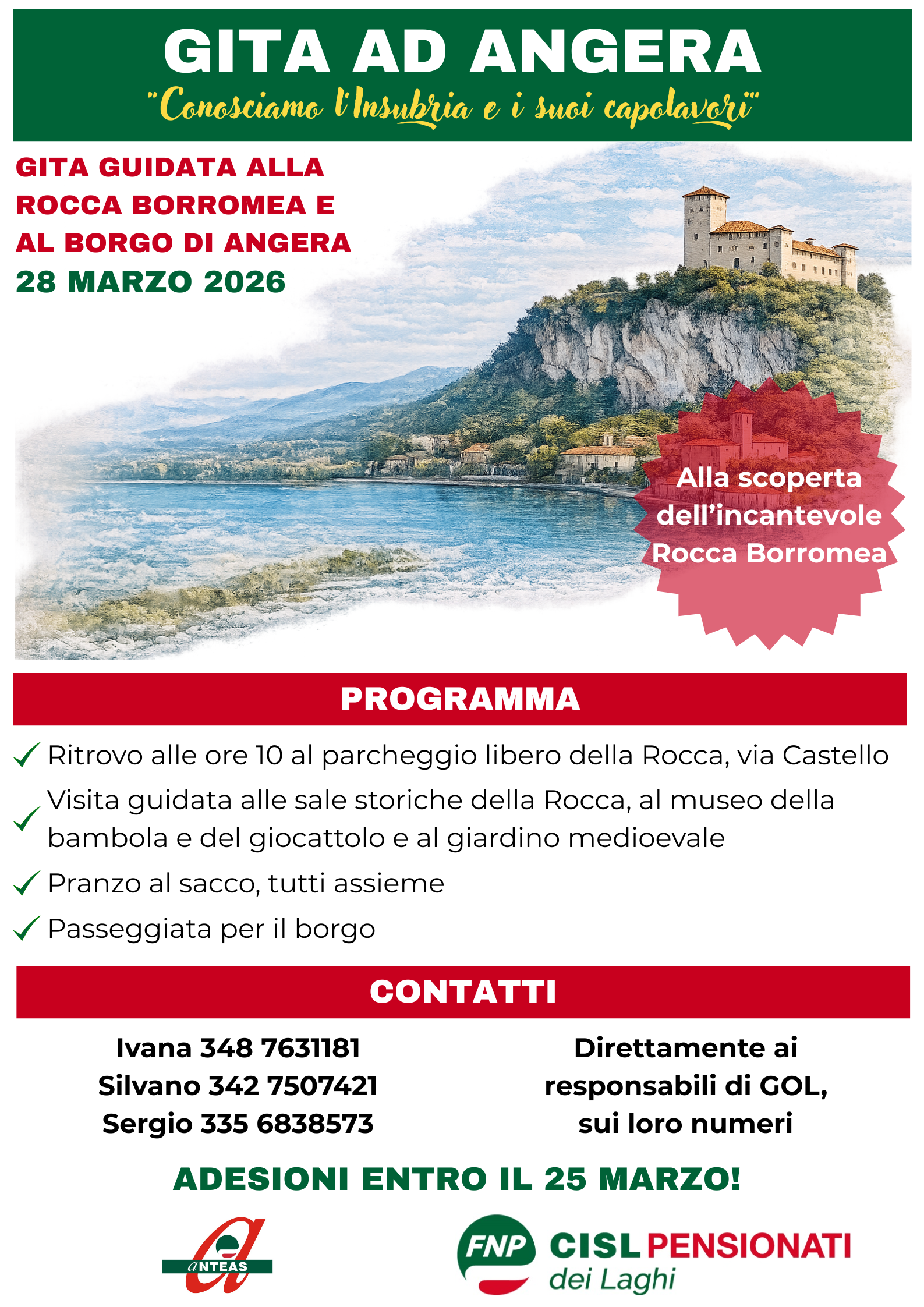 Volantino gita Angera